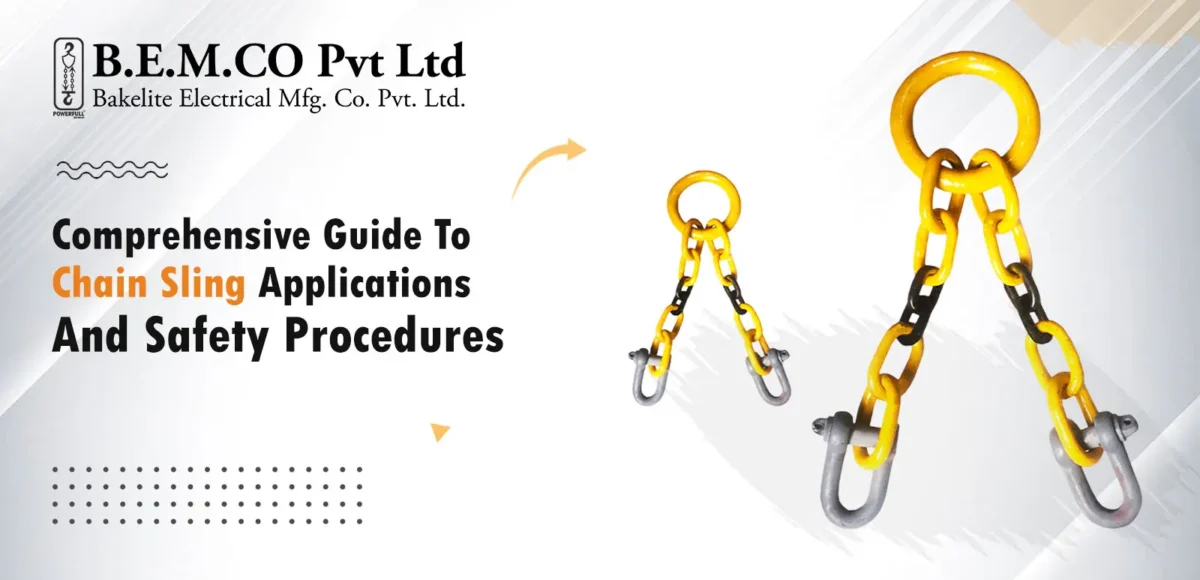 Comprehensive Guide to Chain Sling Applications and Safety Procedures